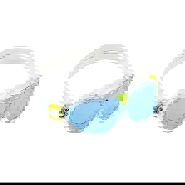 Aqua Sphere Seal Kid 2 goggles with white lime green accents clear lenses