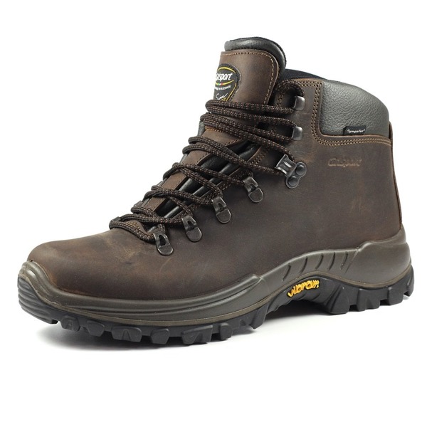 Grisport Mens Avenger Waxy Leather Walking Boots - Brown
