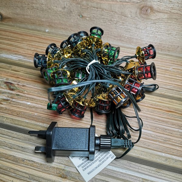 Samuel Alexander 40 LED 4m Indoor Outdoor LED Palace Cage Christmas Lights in Multicoloured
