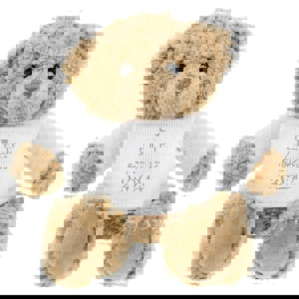 Personalised Memento Company Personalised Born In Teddy Bear