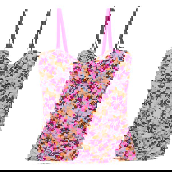 Regatta Womens/Ladies Aceana III Summer Floral Tankini Top - Pink