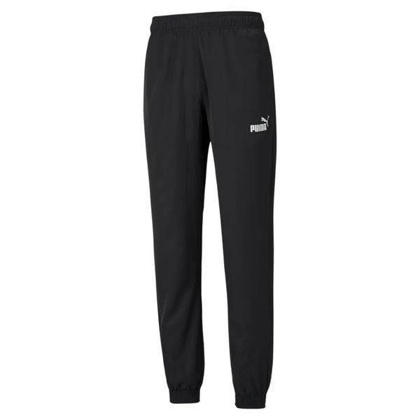 Puma Mens Woven Jogging Bottoms - Black - 