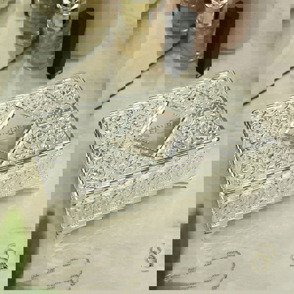 Personalised Memento Company Personalised Classic Antique Silver Plated Jewellery Box