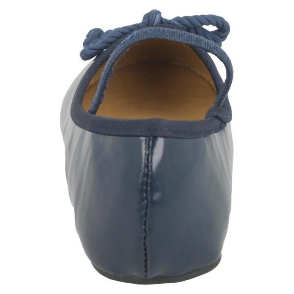 Spot On Girls Spot On Elastic Bar Ballerinas