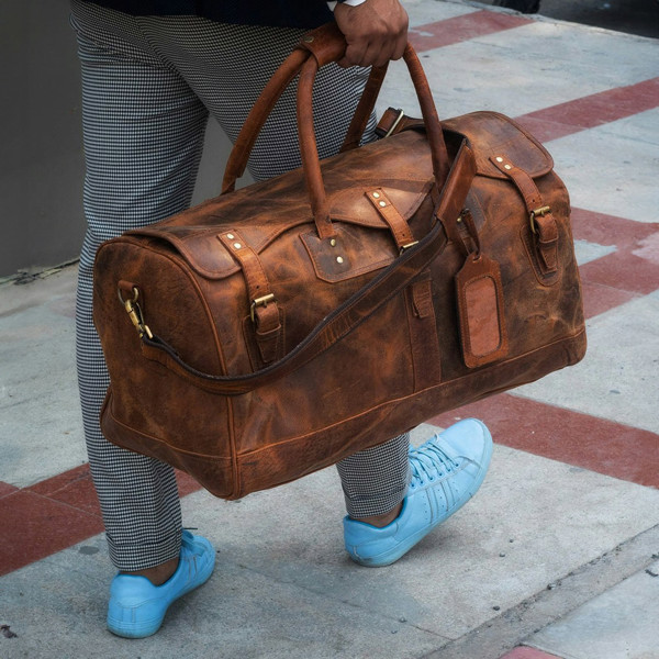 The Maynard Leather Duffle - DÖTCH CLUB