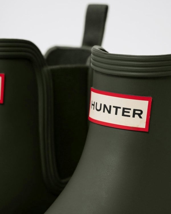 Hunter Original Chelsea Mens Boots - Dark Olive