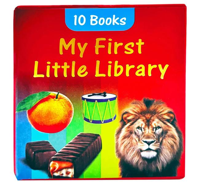 My First Little Library 10 Books Set Collection: (My First Little Book Of ABC, Shapes, Numbers, First Words