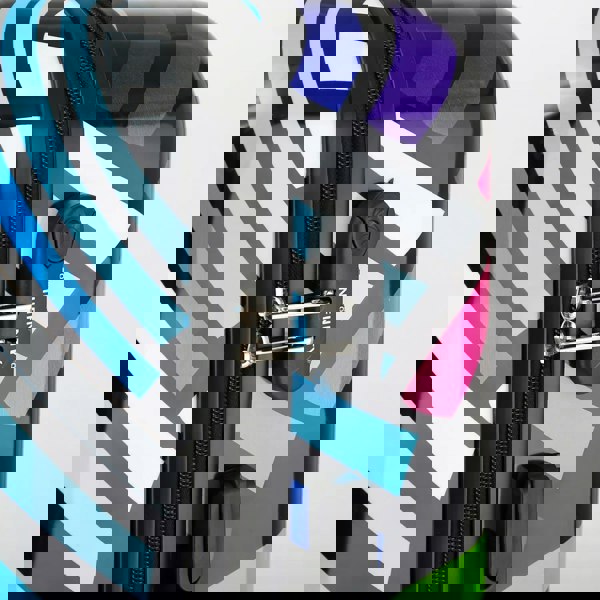 Infinity Luggage Hard Shell Suitcase Flower Heart Printed Luggage Travel Bag