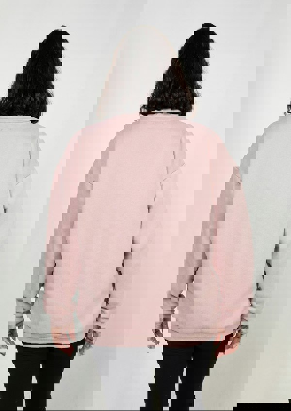Pretty Mama Signature Oversized Breastfeeding Sweatshirt - Pink