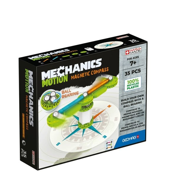 Geomag Mechanics Gravity Motion Magnetic Compass - 35 Pieces