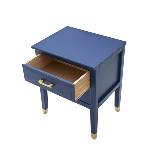 Cabinet Bits Palazzi 2 Drawer Bedside Blue H61 W50 D40cm