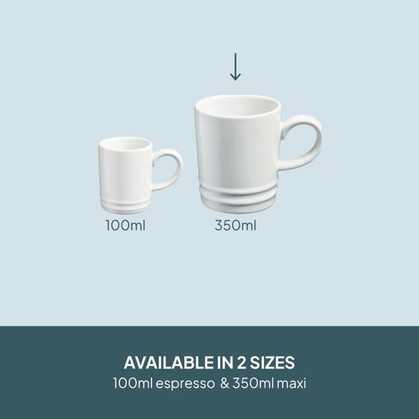 Cooks Professional 4 Piece Mug Set | 350ml | White