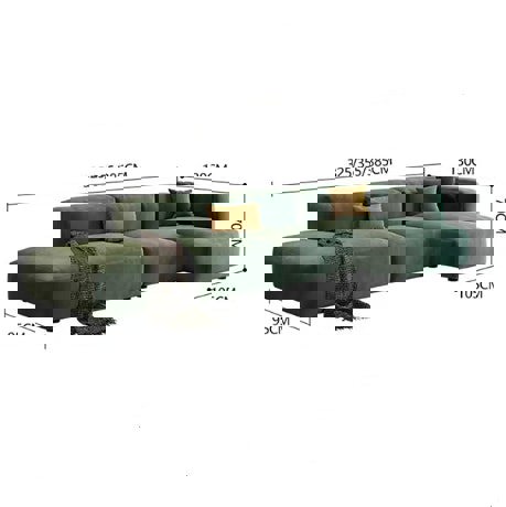 Harriet Three Seater Corner, Four Seater Corner Sofa, Velvet-Rit Concept-Rit Concept