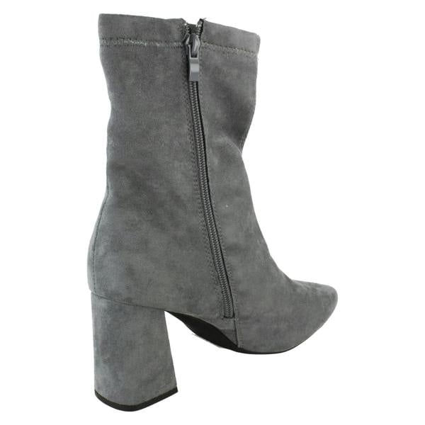 Spot On Ladies Spot On High Heeled Ankle Boots F51199
