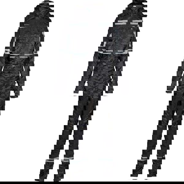 Regatta Unisex Adult Pro Waterproof Overalls - Black