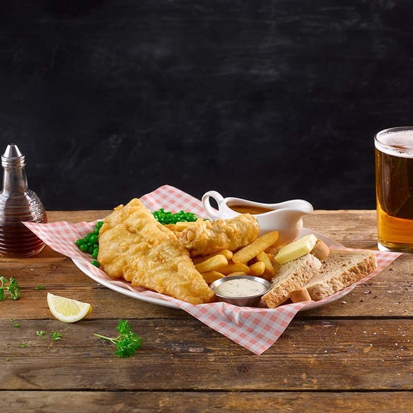 Virgin Experience Days Proper Pubs Fish and Chip Feast with Wine or Beer for Two