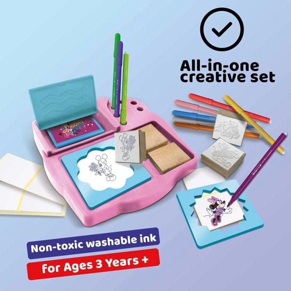 Multiprint Minnie Sticker Machine by Multiprint – Kids Craft & Stationery Set