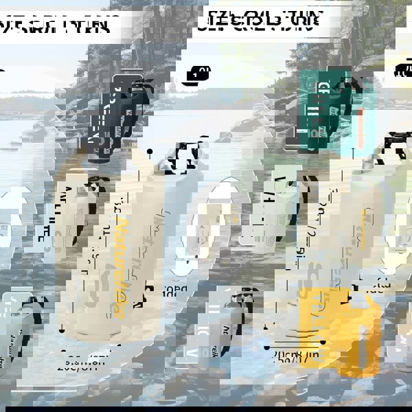 Naturehike Dry Bag WaterproofSack with Long Adjustable Strap for Kayaking, Fishing, Swimming, Snowboarding