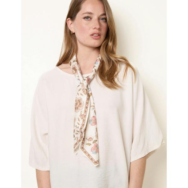 Blue Vanilla Scarf Viscose Top