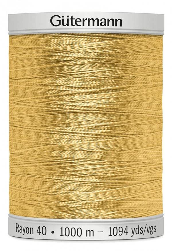 Gutermann No 40 Sulky Rayon Embroidery Thread 1000m Rayon Thread Suitable For Embroidery