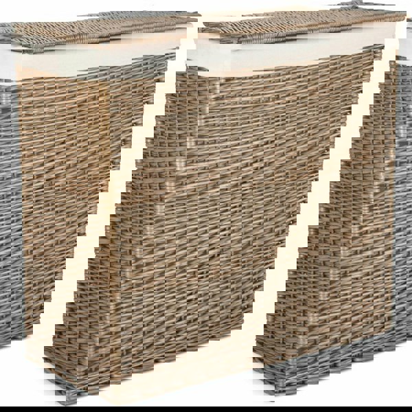 Rectangular Partition Laundry Basket