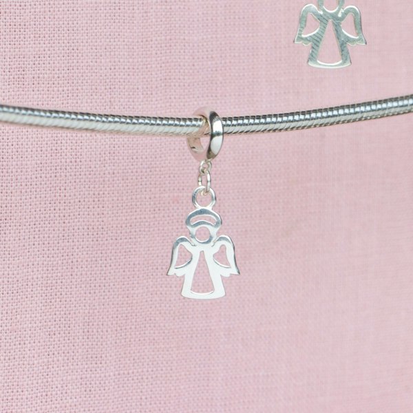 Sterling Silver Angel Charm - MYLEE London