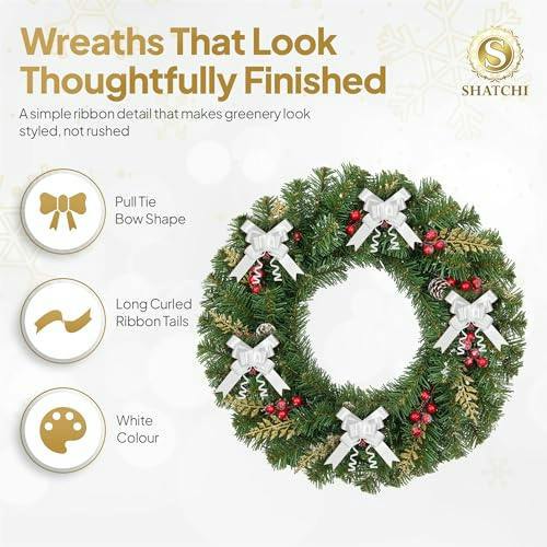 50mm White Pull Bows, 10 to 60 Pack Ribbon Gift Bows for Wrapping, Hampers and Party Décor image 3