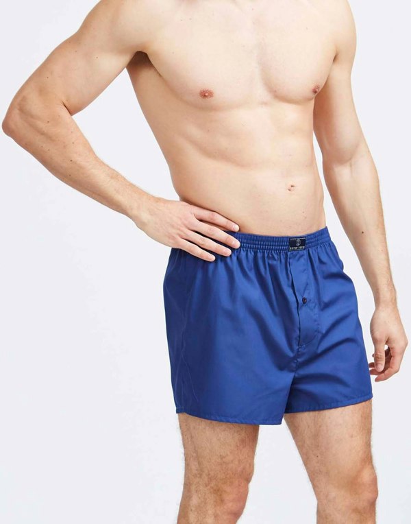 UPPERCUT PACK! 3 PAIRS OF BOXER SHORTS IN BLUES & WHITES - British Boxers