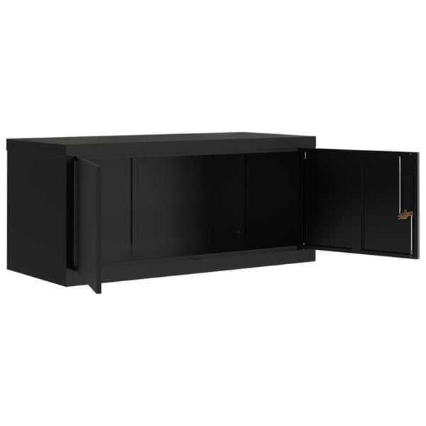 Berkfield File Cabinet Black 90x40x40 cm Steel