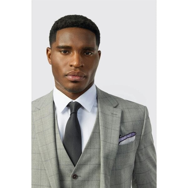 Ted Baker Slim Fit Grey Check Jacket