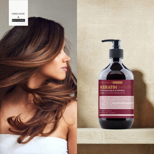OB106 Organic & Botanic Keratin Shampoo 500ml
