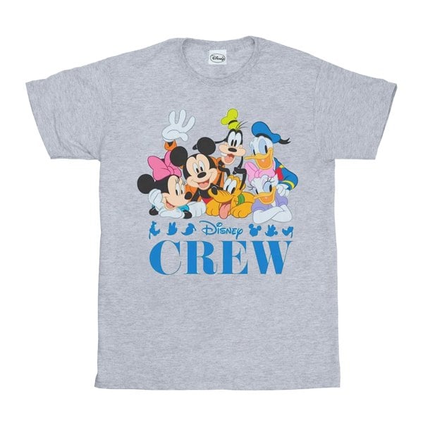 Disney Mens Mickey Mouse Disney Friends T-Shirt - Sports Grey