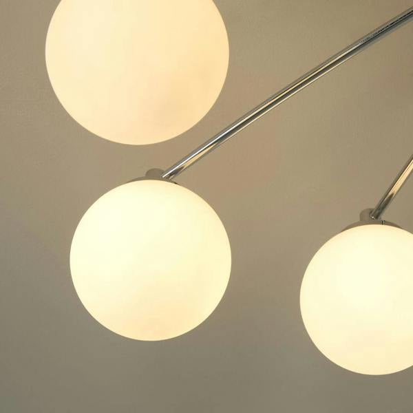 Pagazzi Lighting Navarro 6 Light Chrome Semi Flush Ceiling Light