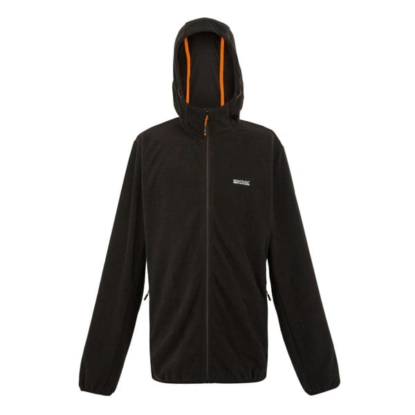 Regatta Mens Tahill Full Zip Fleece Jacket - Black/Fox