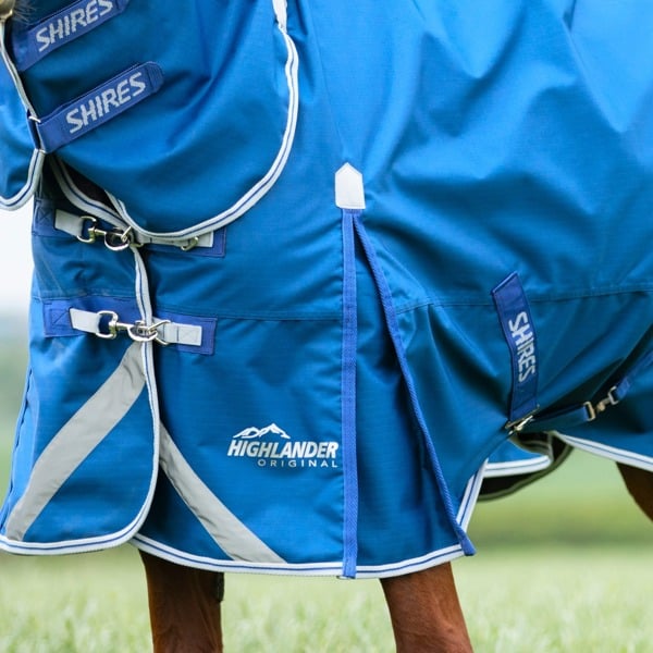 Shires Highlander Original 200 Turnout Combo Rug - Blue Navy Forest