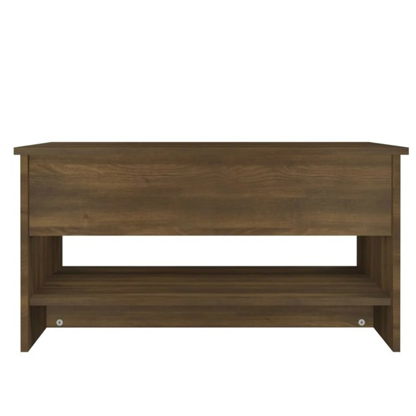 Berkfield Coffee Table Brown Oak 80x50x40 cm Engineered Wood