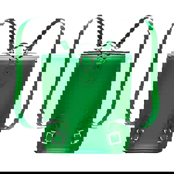 Green Leather City Backpack - Backpack - Zatchels