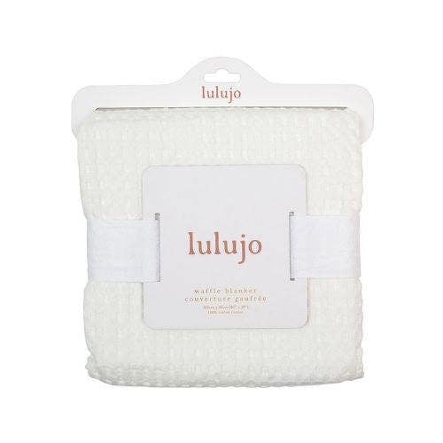 Lulujo - Waffle Blanket - Cream Vanilla