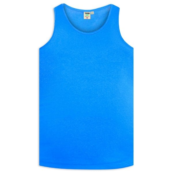 Duke Mens D555 Fabio 2 Kingsize Tank Top - Blue