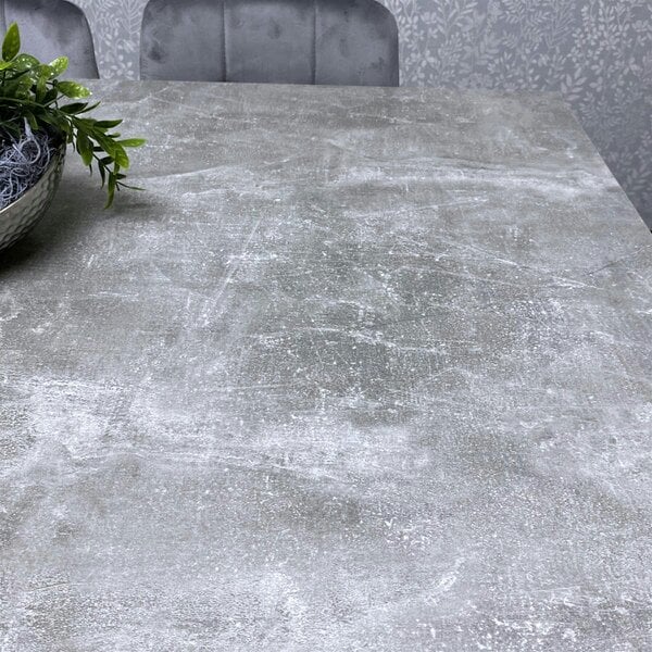 Kosy Koala Grey Wooden Dining Table Set with 4 Grey Chairs and 2 Benches - Dining Kitchen Room Furniture