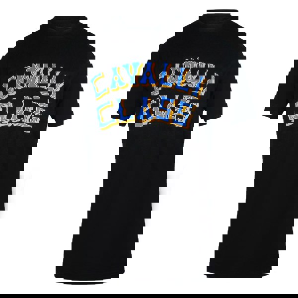 Cavalli Class Layered Logo Black T-Shirt