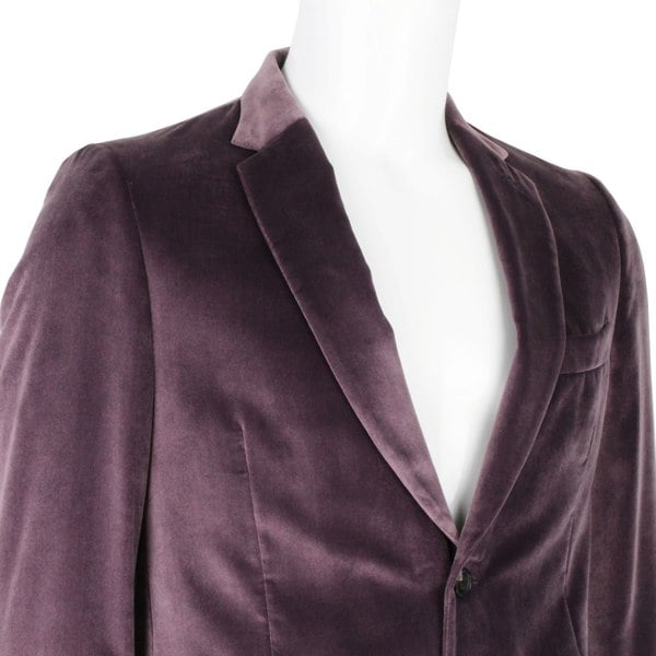Paul Smith luxuriously soft velvet blazer in a dusky mauve tone The Soho fit