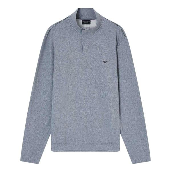 Emporio Armani EA7 Mens Casual Sweatshirt - Grey Melange - 