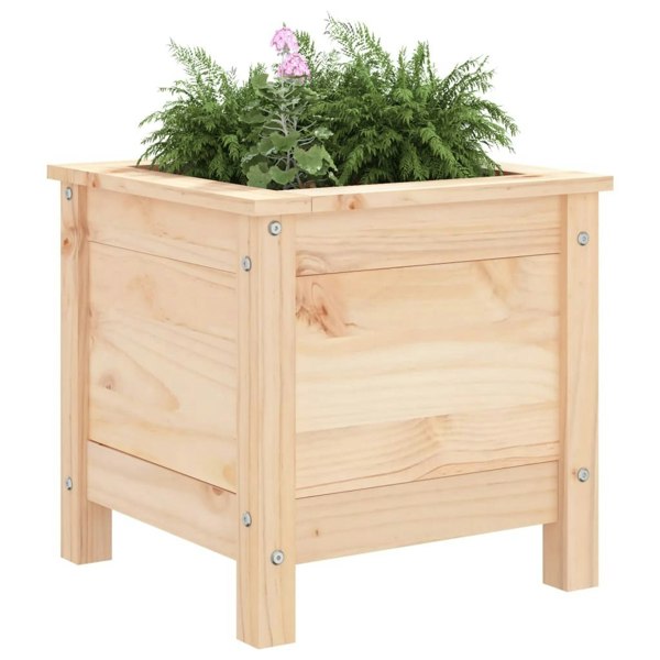 Berkfield Garden Planter 40x40x39 cm Solid Wood Pine