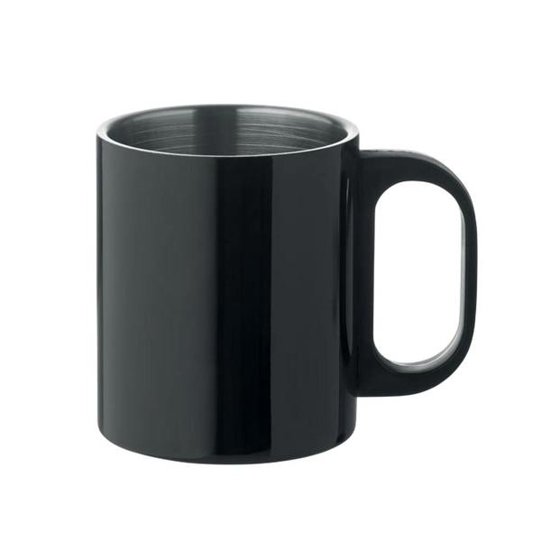 MidOcean Taniss Double Wall 300ml Mug - Black - 