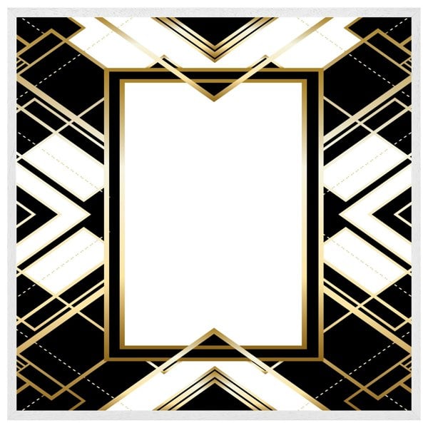 Benjamin Tate Design Art deco frame (picture Frame)