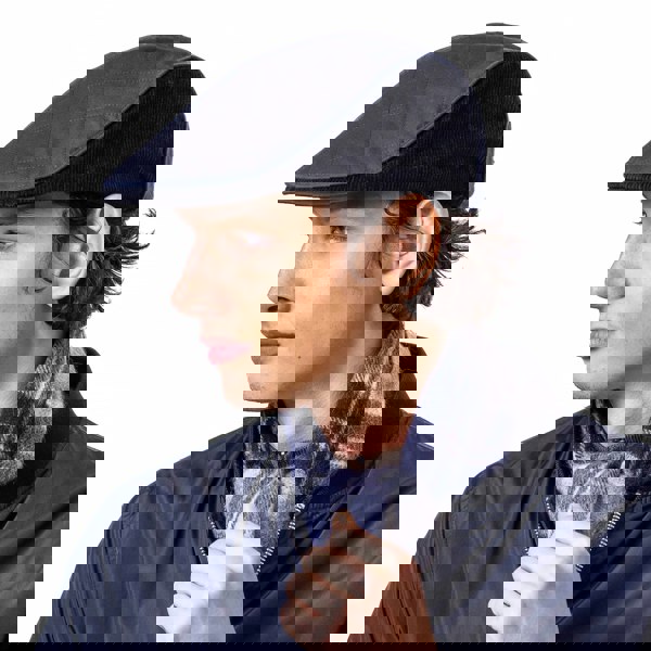 Cotton Wax Quilt Cord Flat Cap | Classic Design with Modern Appeal