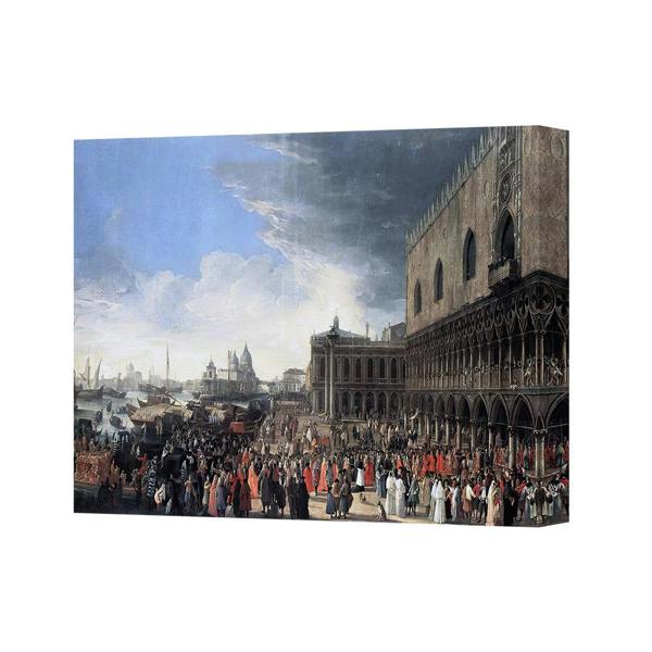Benjamin Tate Design Venice Doge Palace Saint Mark Square Canvas Wall Art