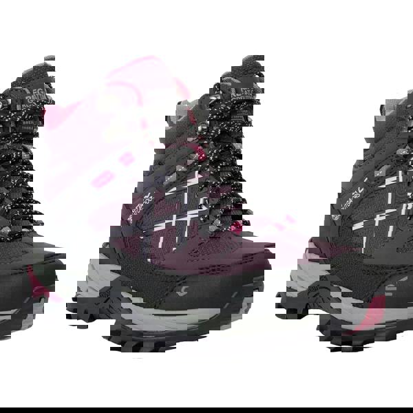 Regatta Womens/Ladies Samaris III Walking Boots - Deep Plum/Red Violet - 