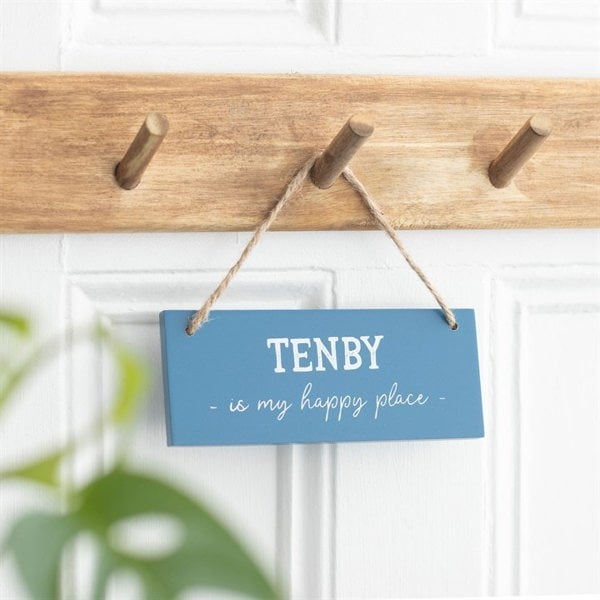 Serano Tenby is My Happy Place Hanging Sign